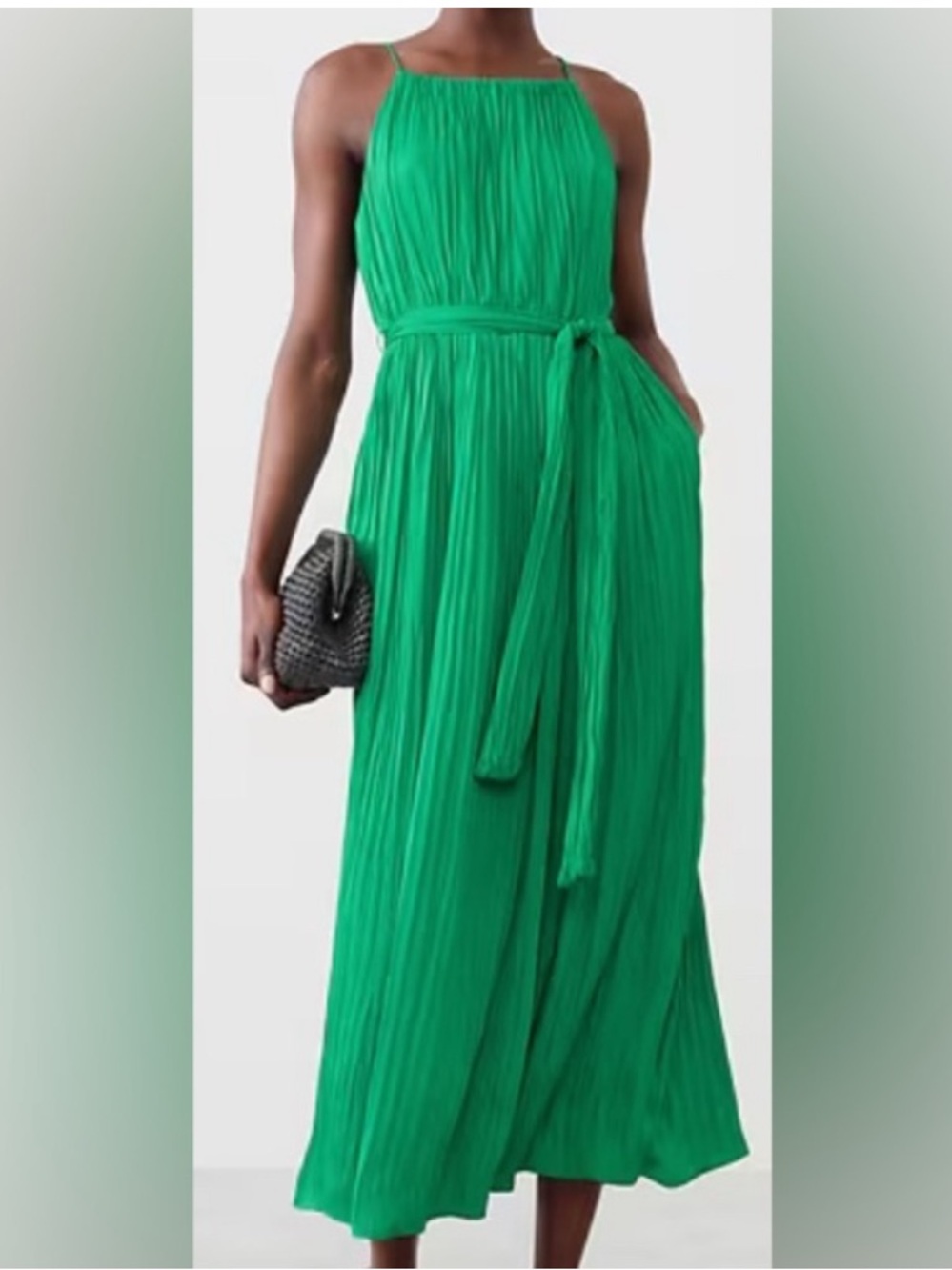 Banana Republic Emerald Green L Women's  dress size large